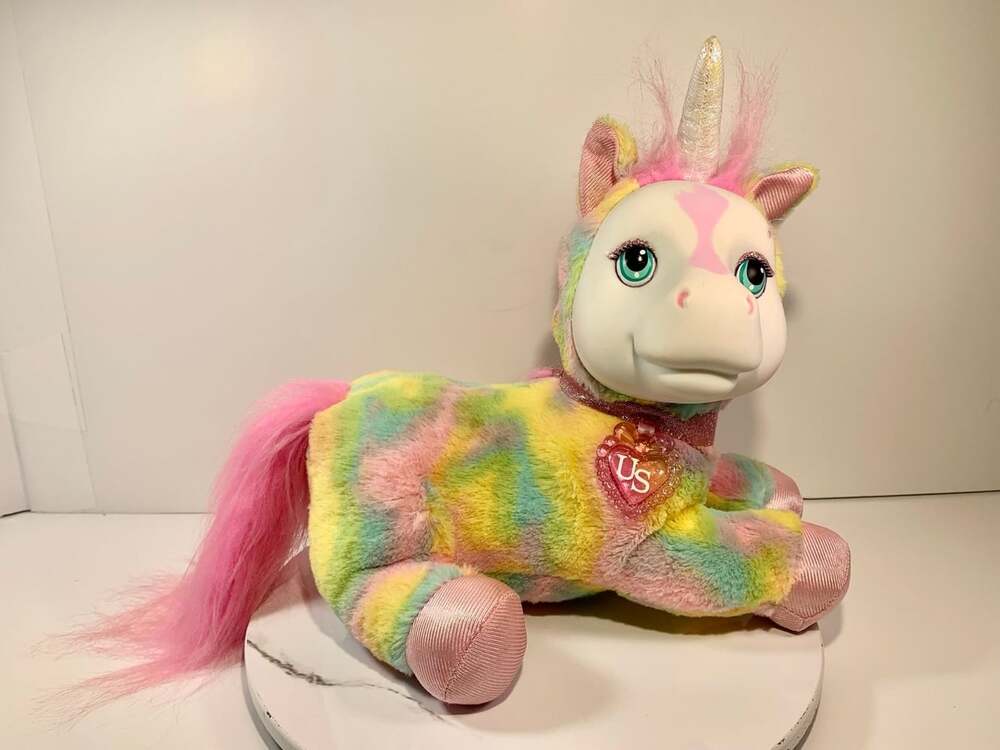 UNICORN SURPRISE SKYLA Rainbow Tie Dye Plush Mom NO BABIES ! Plush